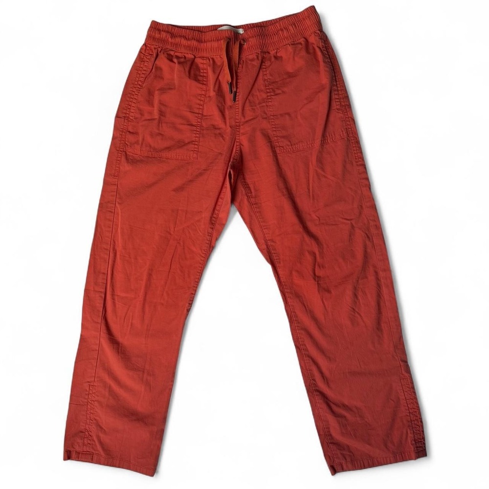 Aventura Womens Arden Organic Cotton Crop Pants Orange Medium RN 40841